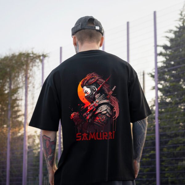 Japanese Inspired Samurai Art Tee - Limited Edition - Image 4
