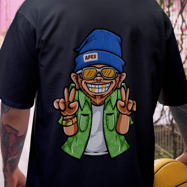 Vibrant Apes Graphic Tee - Premium Comfort & Style - Image 6