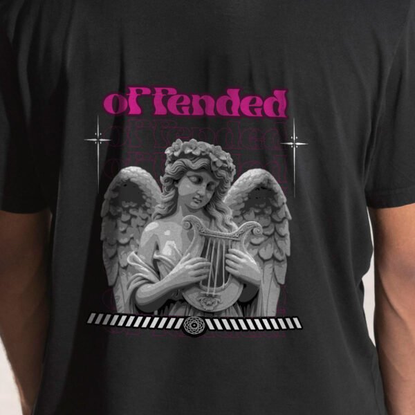 Offended Angel Tee:  For When Your Inner Peace is on Vacation (But You Still Need Comfort)