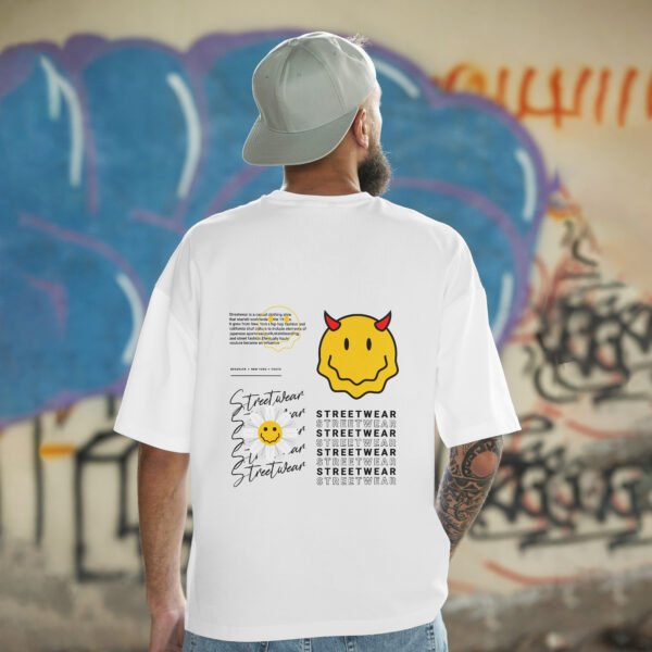 Streetwear Explained Tee: For When Your Fashion Needs a History Lesson and a Smiley with Devil Horns. - Image 2