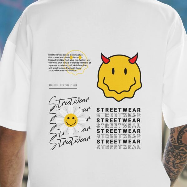 Streetwear Explained Tee: For When Your Fashion Needs a History Lesson and a Smiley with Devil Horns.