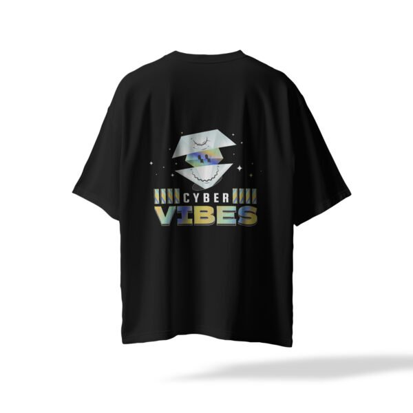 Cyber Vibes Tee: Because Your Digital Aura Needs a Fashion Upgrade - Image 5